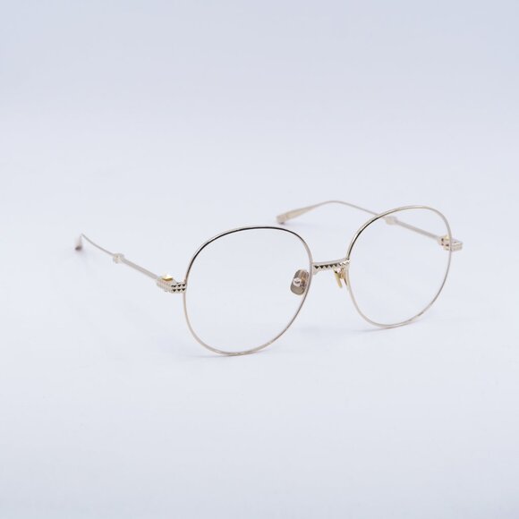 Valentino V-STUD-III VLX-136A Eyeglasses Gold 56mm Round Frame - Picture 1 of 11